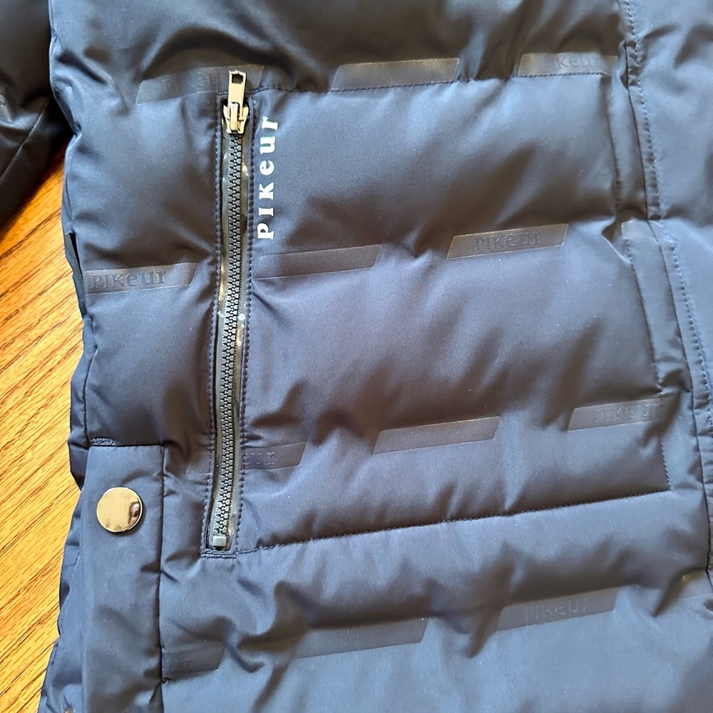 Pikeur Amara long parka. Size 38. Navy. Equestrian, riding coat. New with tags!